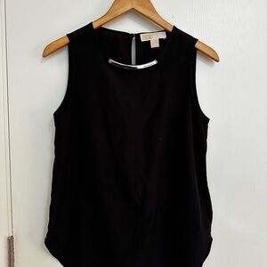 MICHAEL Michael Kors Black Sleeveless Tank Top